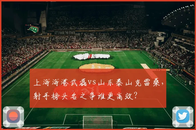 上海海港武磊vs山东泰山克雷桑，射手榜头名之争谁更高效？