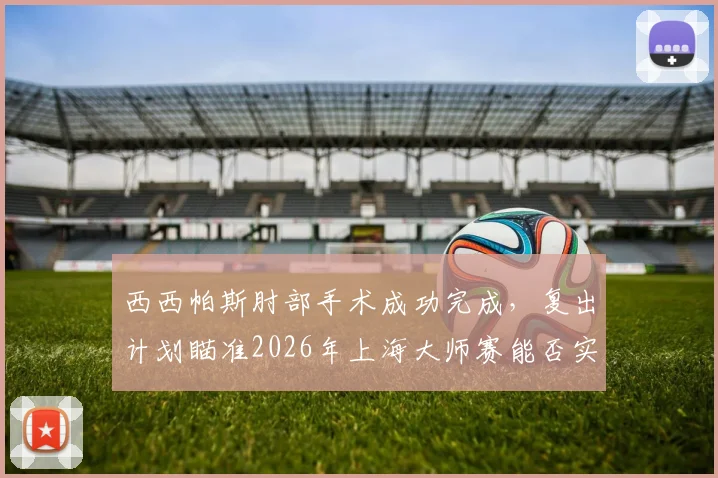 西西帕斯肘部手术成功完成,复出计划瞄准2026年上海大师赛能否实现?